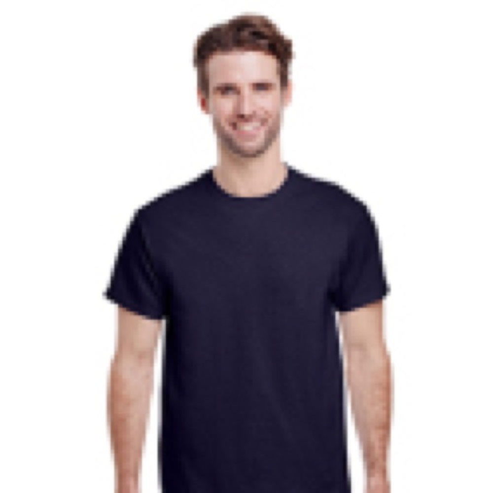 NEW Gildan 100% Cotton Tee Shirt - Navy